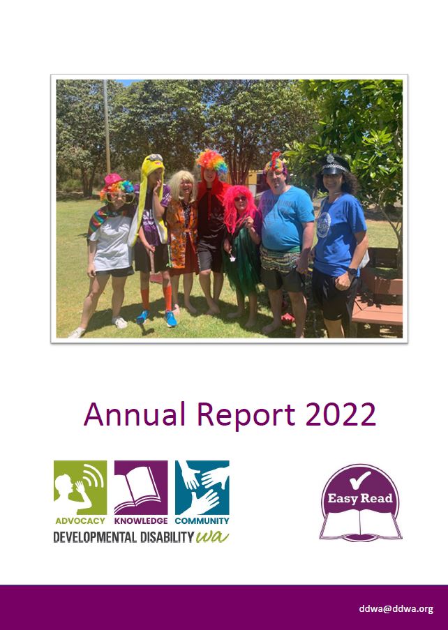 DDWA Annual report 2022 cover image