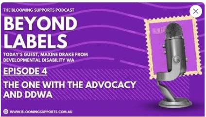 podcast screen shot for Beyond Labels episode: Advocacy and DDWA