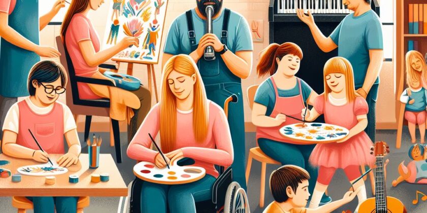art music general feature image Copilot generated various age groups and diverse abilities
