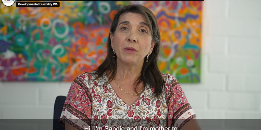 video start screen of Sandie story with poor WA health services for her son