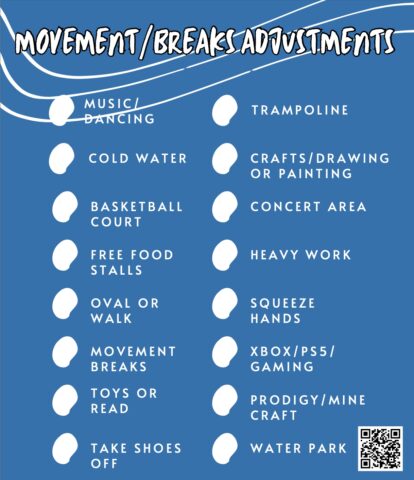 Classroom Adjustments by Delyse Claydon