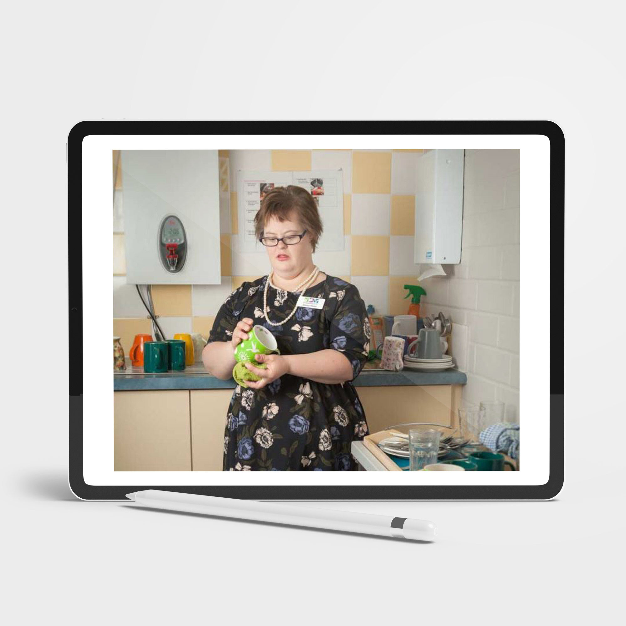 picture of jessica at work